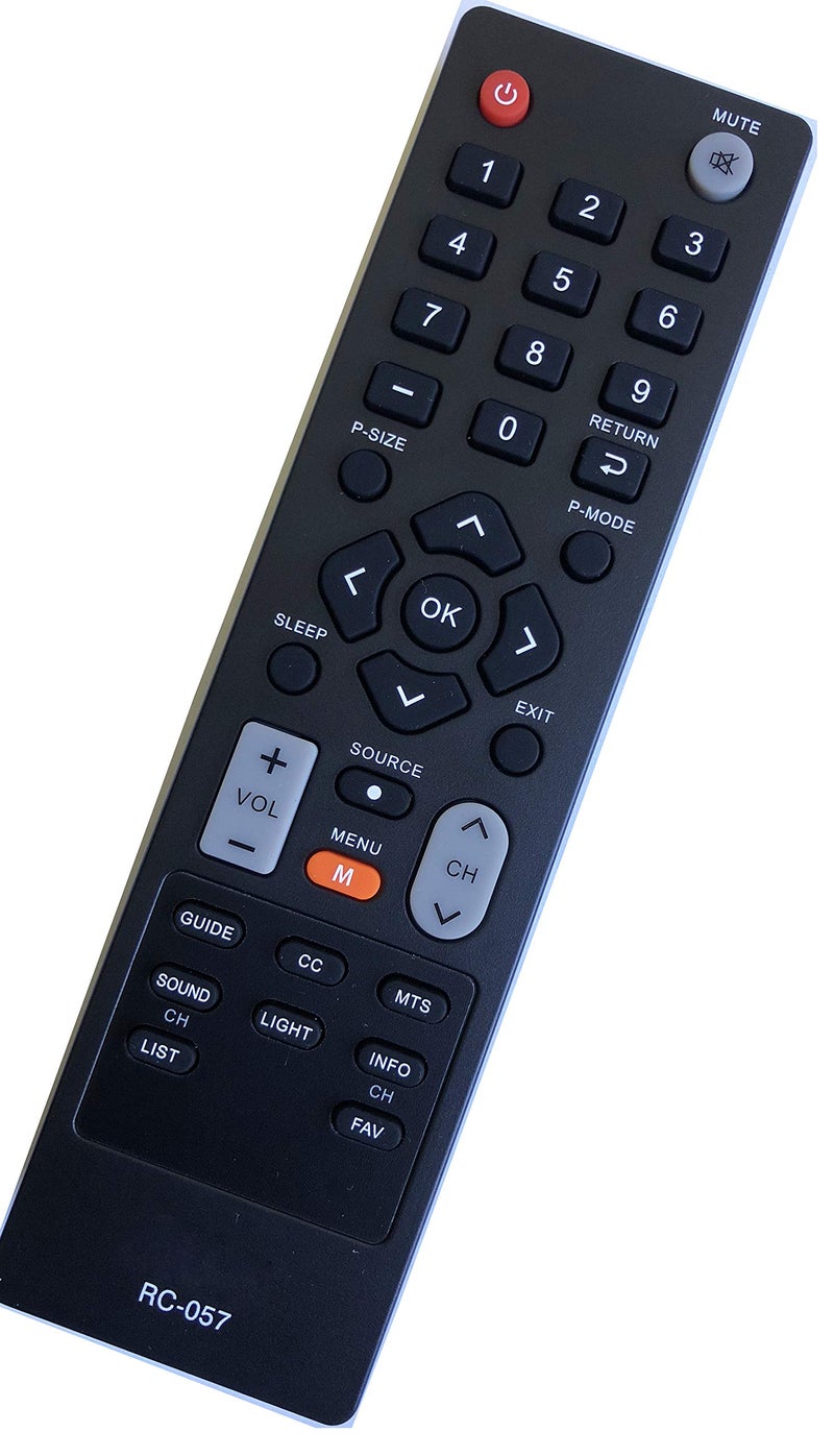 RC-057 Remote Control Replaced for COBY TV TFTV1925 LEDTV1926 TFTV2225 LEDTV1935 LEDTV2326 LEDTV3226 LEDTV5536 LEDVD1596 TFTV2425 TFTV4028 TFTV3229